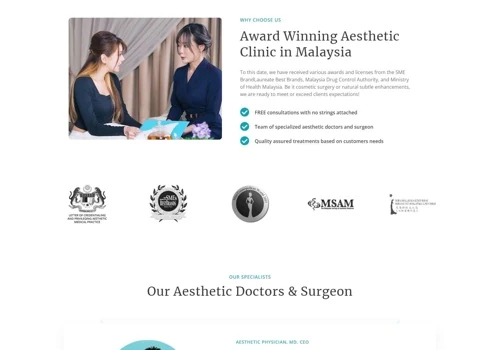Revamp Website for Gem Clinic Malaysia