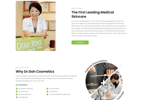 Revamp E-commerce Website for Dr Goh Malaysia