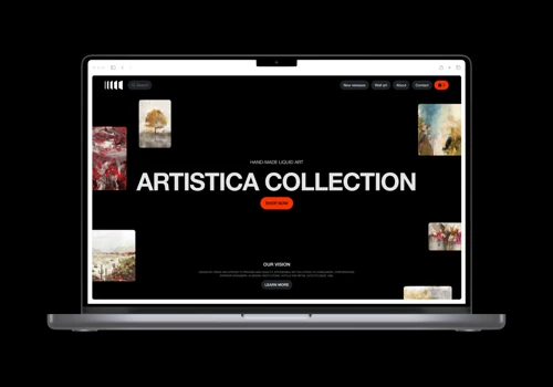 Branding and UI design for Design by Vision
