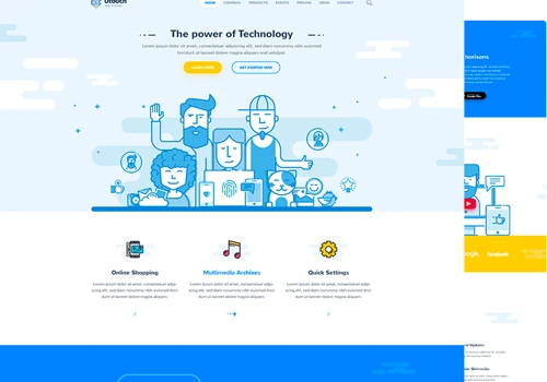 Utouch Startup – Multi-Purpose Business and Digital Technology WordPress Theme