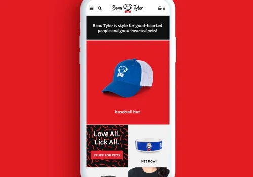 Web Shop Development for Beau Tyler