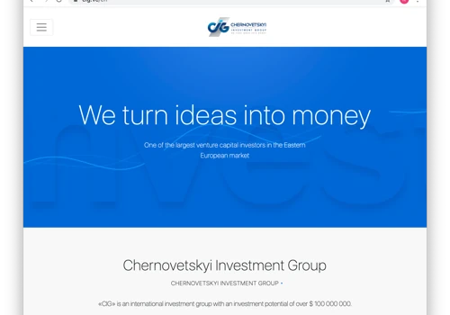 Site for investment company