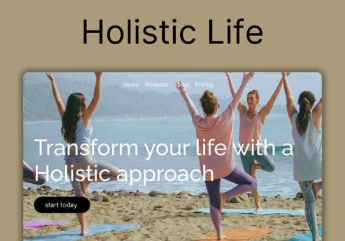 Holistic website