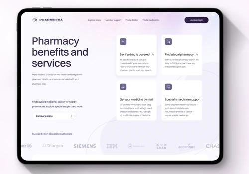 Medication Subscription page