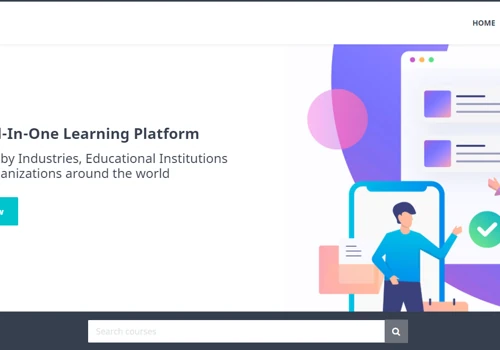 Online course website design and developemnt