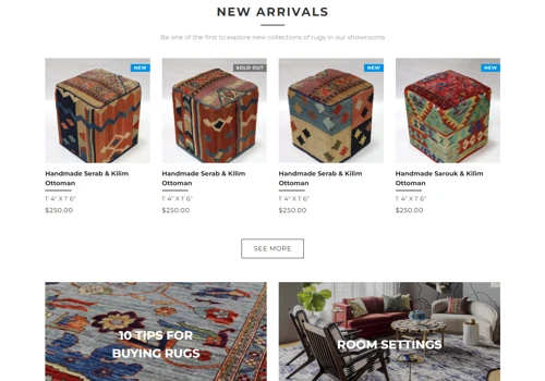 Rugs & Carpets Shopify Website