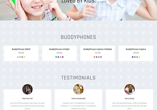 Onanoff shopify Website