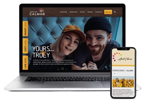 Town of Calmar Rebrand + Website