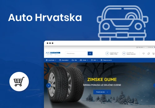 Auto Hrvatska - Web shop that opens new paths
