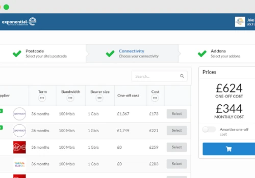 Bespoke partner portal