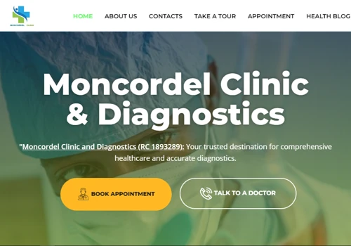 Moncordel Clinic - Website Development