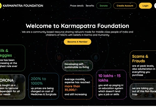 Karmapatra Foundation Website Development