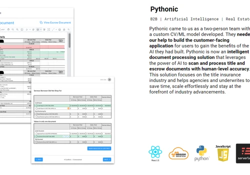 Pythonic - Monthly Product Team