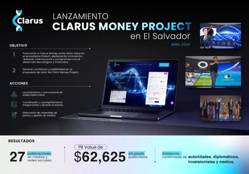 Strategic Launch of Clarus Money Project