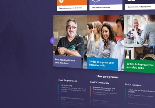 Responsive Corporate Website for MAX Solutions