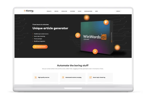 Unique AI content tool