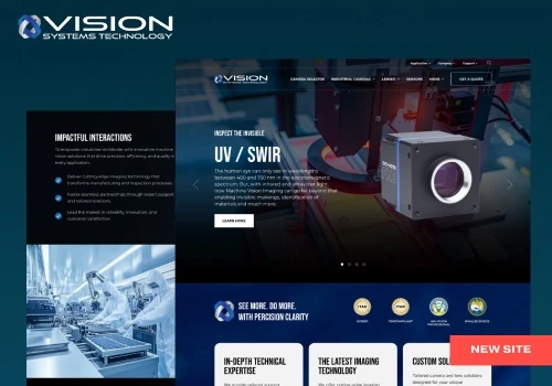B2B Website Overhaul for Industrial Camera Company