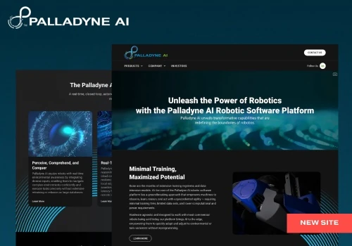 Website Design Project for AI Robotics Company