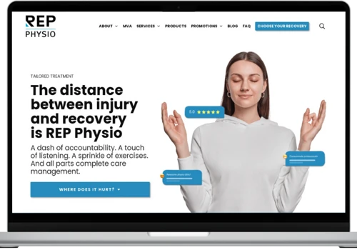 Website and Copywriting REP Physio