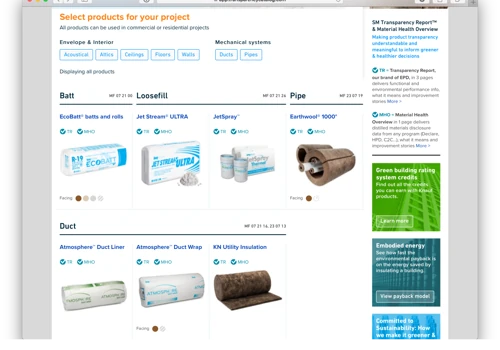 Sustainable Building Material Configurator