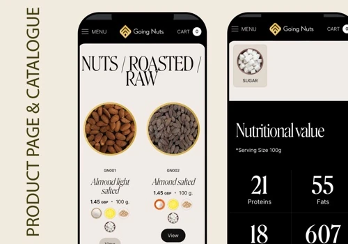 Going Nuts eCommerce Website Development