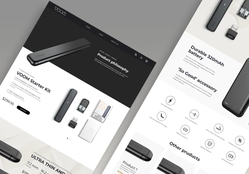 UX and UI Design for Voom Labs