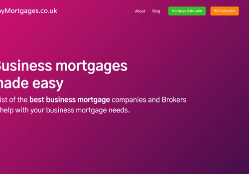 Company Mortgages Web Design