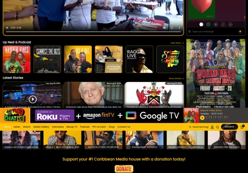 SCR. The Caribbean's #1 TV & Radio Station.