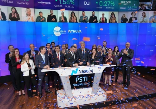 Nasdaq Closing Bell Ceremony for Pluristem