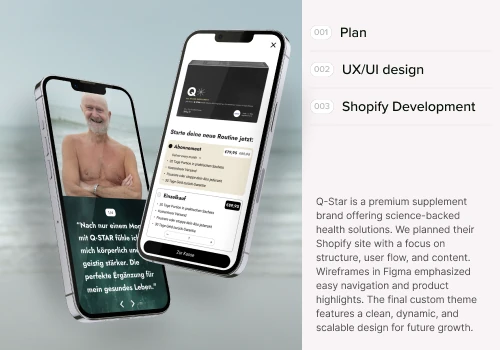 Shopify UX/UI & Custom Theme Development