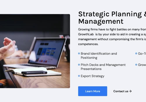 Consulting Services offered