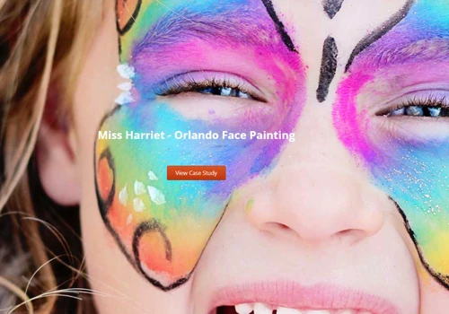 Orlando Face Painter Miss Harriet Sparkle