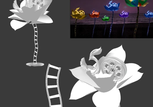 Installation idea for the International Film Festival