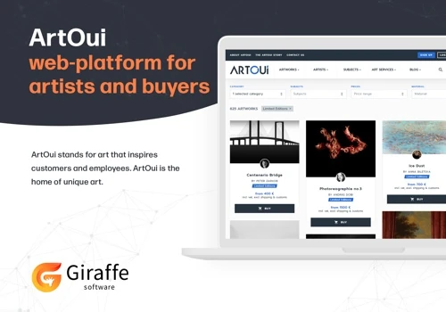 Artoui - web-platform for artists and buyers