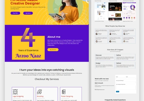 Porfolio Website Designing