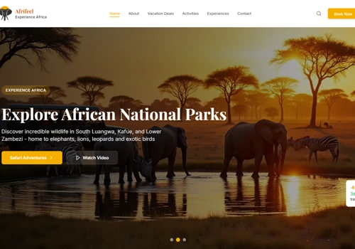African Travel Website & App