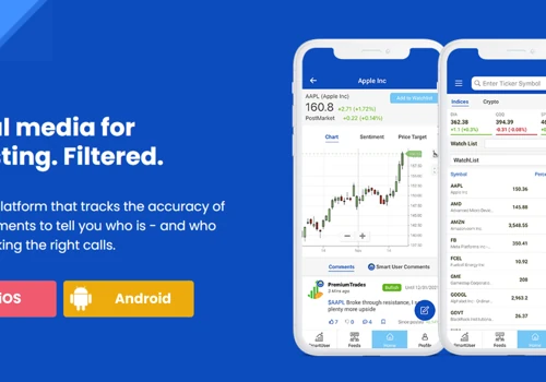 Stock Market Tracker- Social media App
