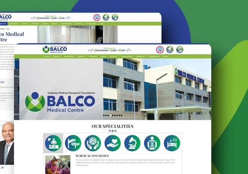 Hosiptal Website Design
