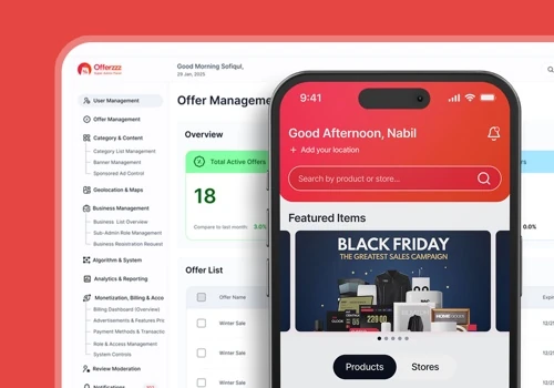 App Promotion & Local Business Deals Website