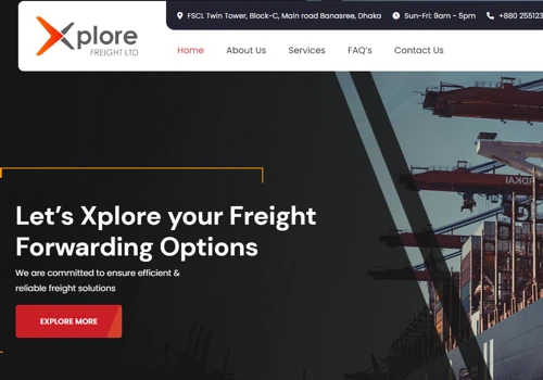 Transport Logistics Portfolio Website
