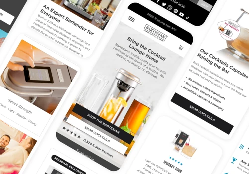 Bartesian's Homepage Redesign
