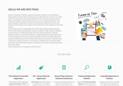 Client: Spectrum Tech -  Performed:  Digital Marketing
