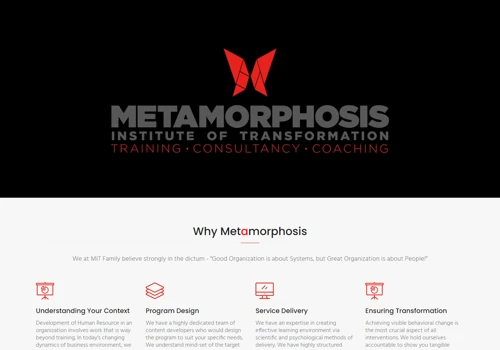 Consultancy website based on Laravel