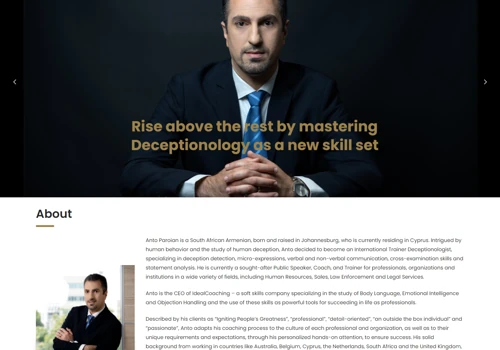 Cyprus based Deceptionologist