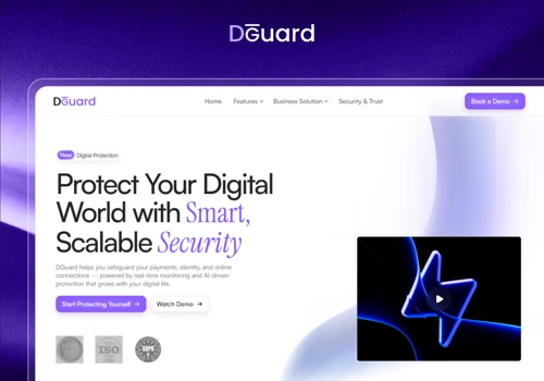 DGuard Full Website Redesign with Framer