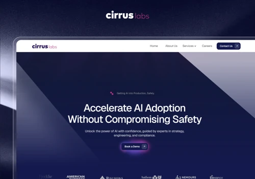 CirrusLabs – Corporate Website Design & Framer Dev