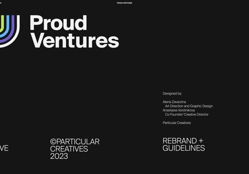 Proud Ventures - Re-Branding