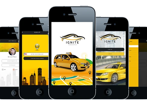 Taxi Services Mobile Application ( Android & iOS) Design