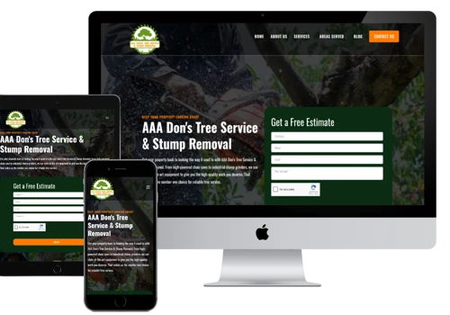 Web design, SEO, and PPC for tree service