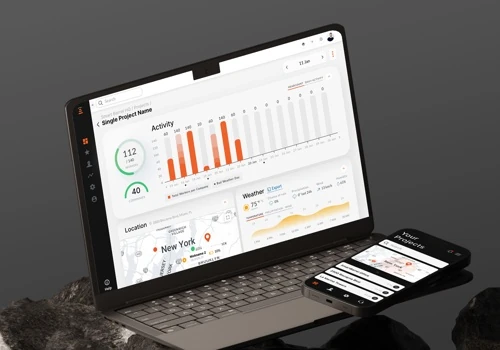 AI-powered SaaS system dashboard